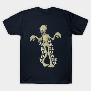 Mummy Scary and Spooky Happy Halloween Funny Graphic T-Shirt